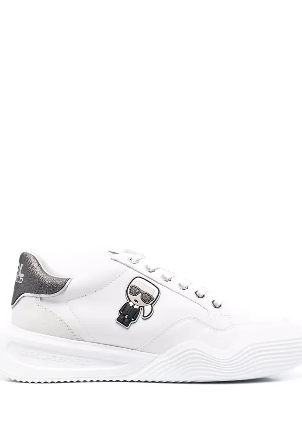 Karl Lagerfeld Ikonic låga sneakers - Vit