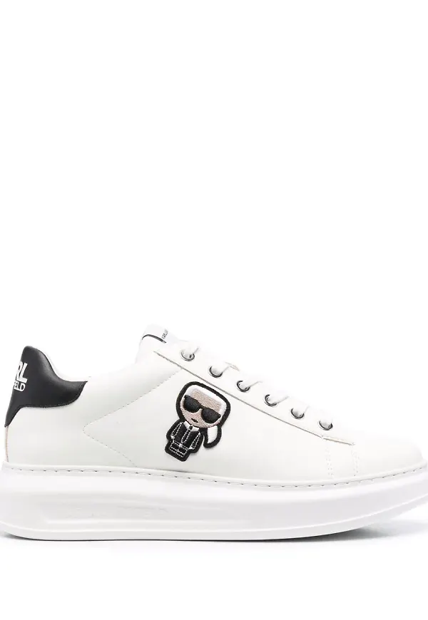 Karl Lagerfeld Ikonic låga sneakers - Vit