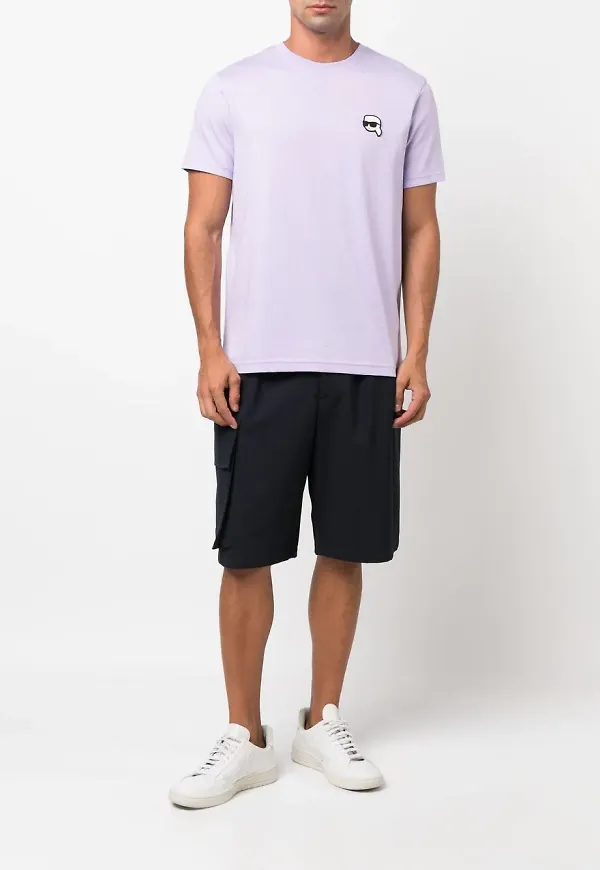 Karl Lagerfeld Ikonik 2.0 t-shirt - Lila