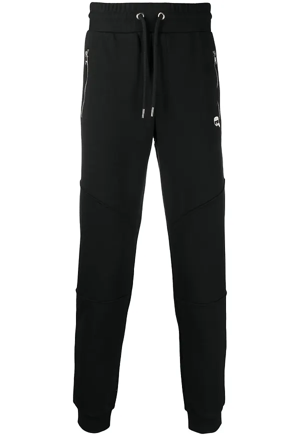 Karl Lagerfeld Ikonik bikerbyxor - Svart