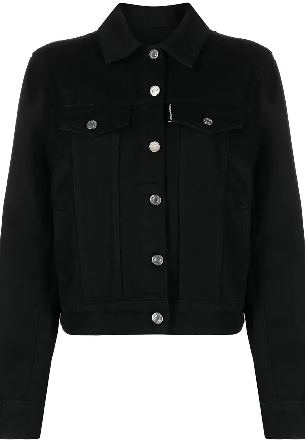 Karl Lagerfeld Ikonik jeansjacka - Svart