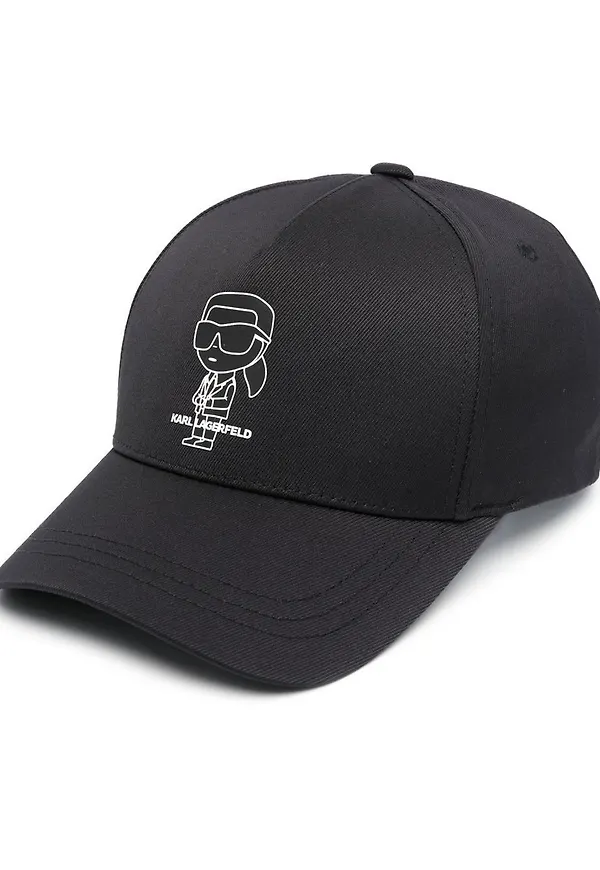 Karl Lagerfeld Ikonik Karl basebollkeps - Svart