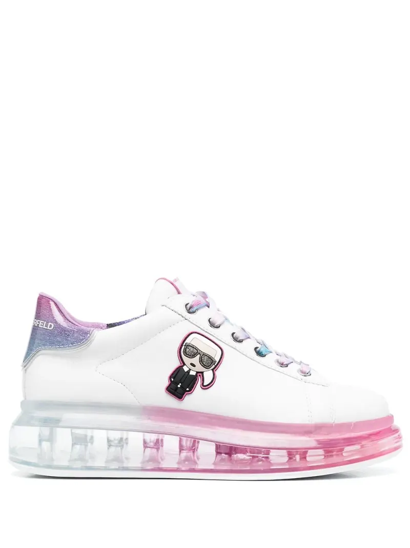 Karl Lagerfeld Ikonik Karl låga sneakers - Vit