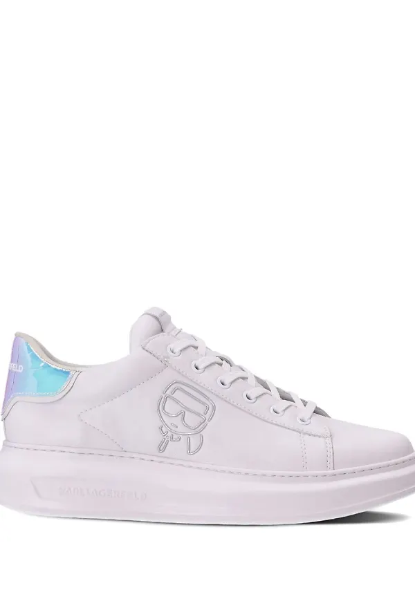 Karl Lagerfeld Ikonik Karl platåsneakers - Vit