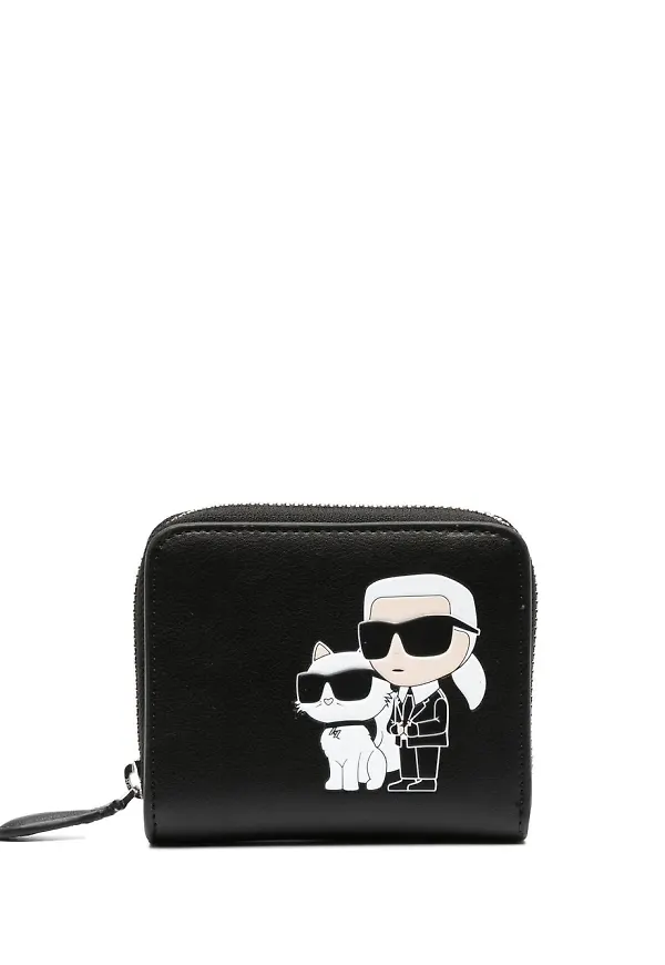 Karl Lagerfeld Ikonik Karl skinnväska - Svart