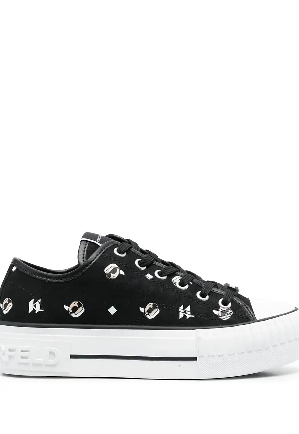 Karl Lagerfeld Ikonik Karl sneakers - Svart