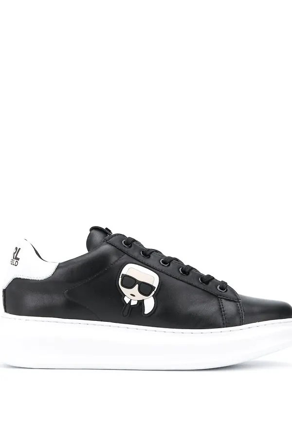 Karl Lagerfeld Ikonik Karl sneakers - Svart