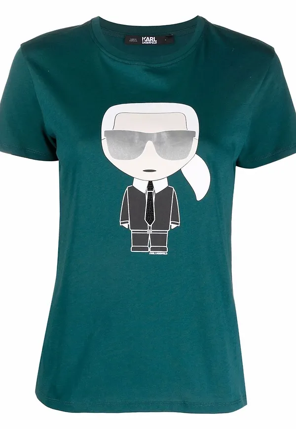 Karl Lagerfeld Ikonik Karl t-shirt - Grön