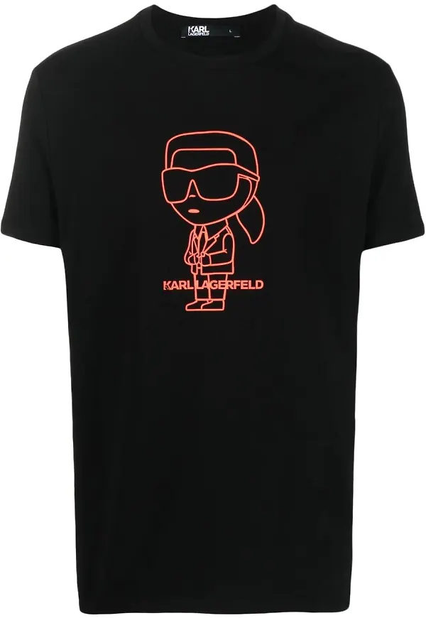 Karl Lagerfeld Ikonik Karl t-shirt - Svart