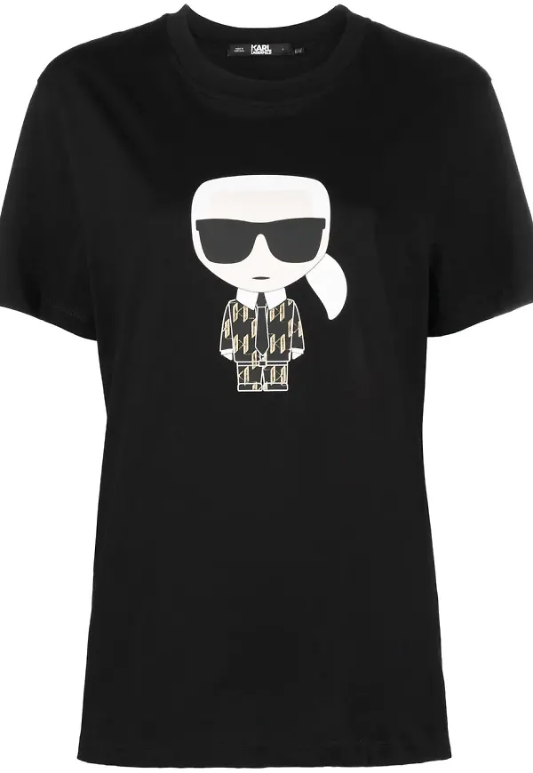 Karl Lagerfeld Ikonik Karl t-shirt - Svart