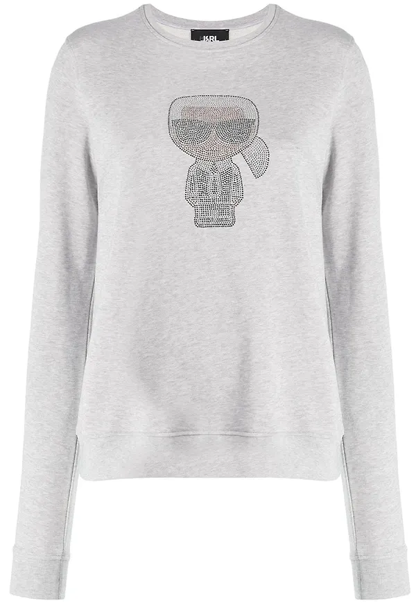 Karl Lagerfeld Ikonik Karl tröja - Grå