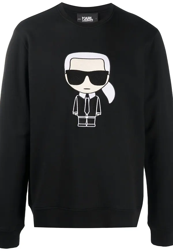 Karl Lagerfeld Ikonik Karl tröja - Svart