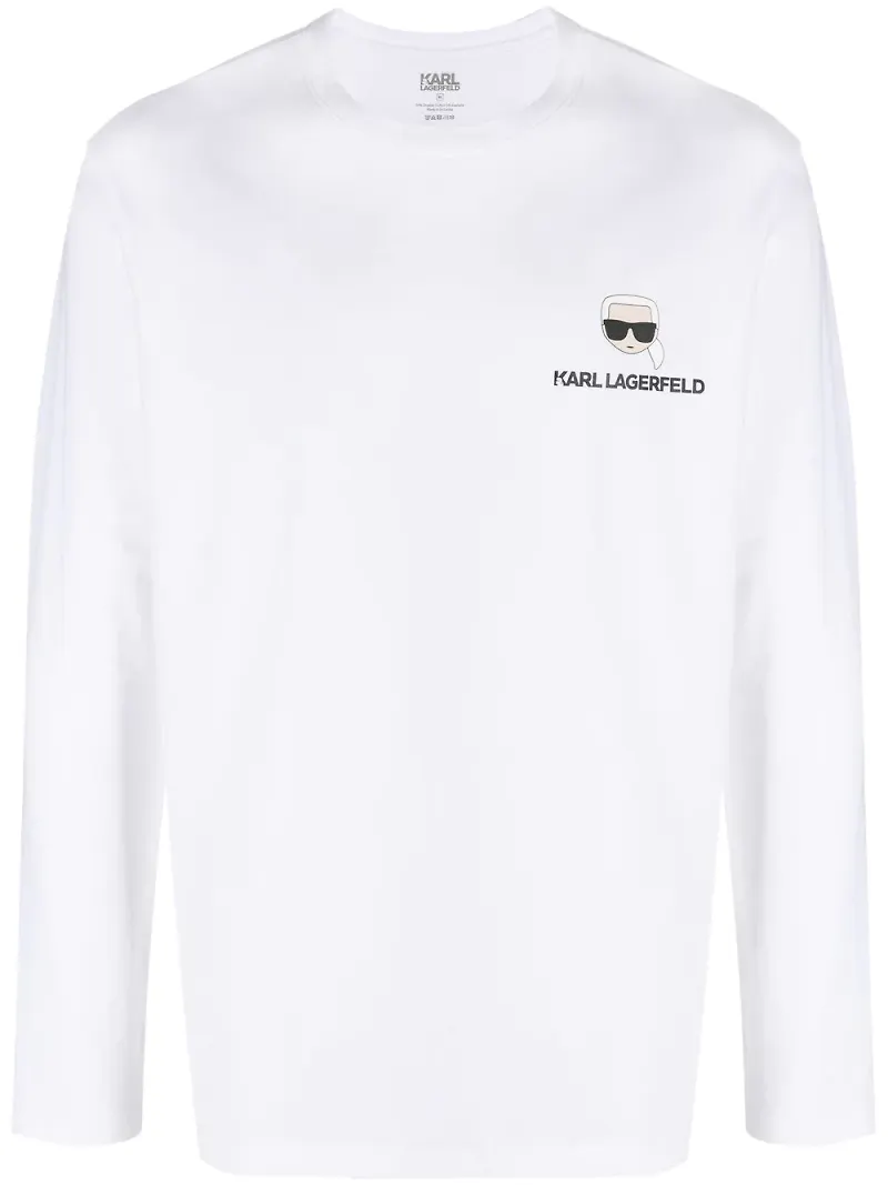 Karl Lagerfeld Ikonik pyjamas med logotyp - Svart