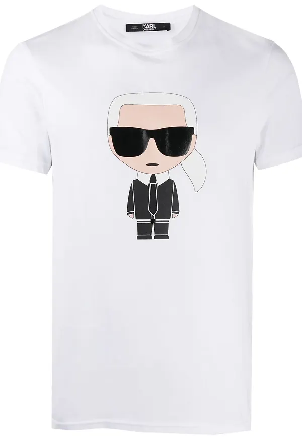 Karl Lagerfeld Ikonik t-shirt - Vit