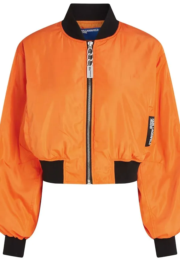 KARL LAGERFELD JEANS kort bomberjacka - Orange