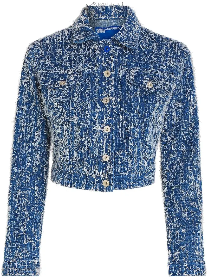 KARL LAGERFELD JEANS kort jeansjacka - Blå