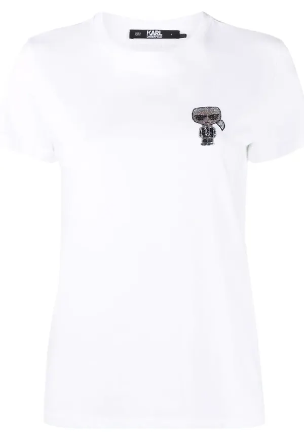 Karl Lagerfeld K/Ikonic t-shirt - Vit