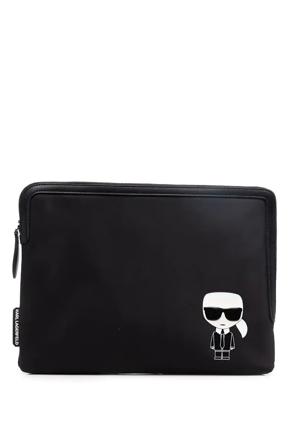 Karl Lagerfeld K/Ikonik laptopfodral - Svart
