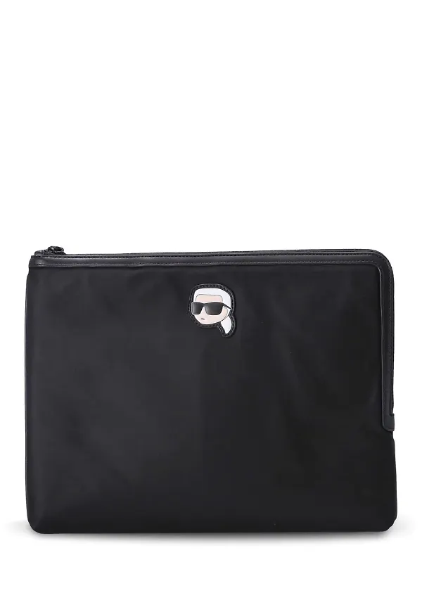 Karl Lagerfeld K/Ikonik laptopfodral - Svart
