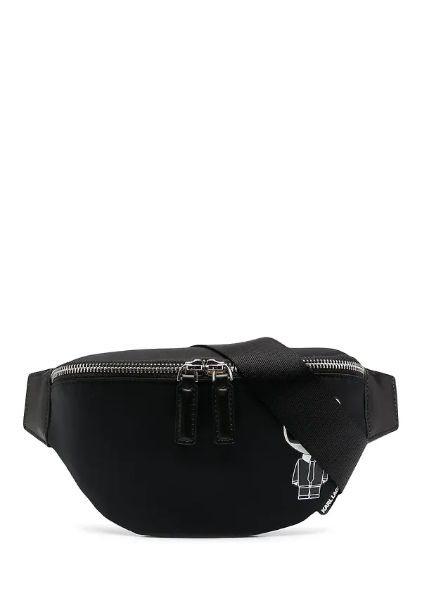Karl Lagerfeld K/Ikonik midjeväska - Svart