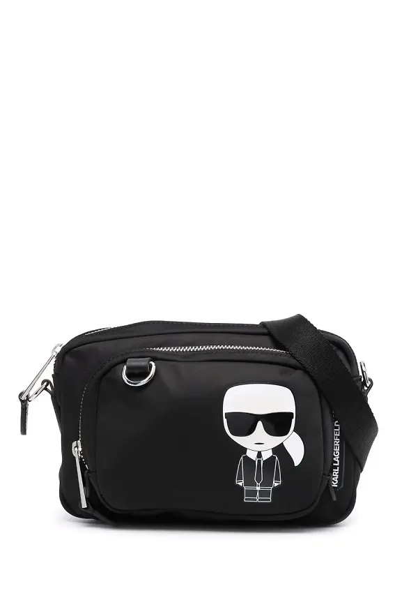 Karl Lagerfeld K/Ikonik midjeväska - Svart