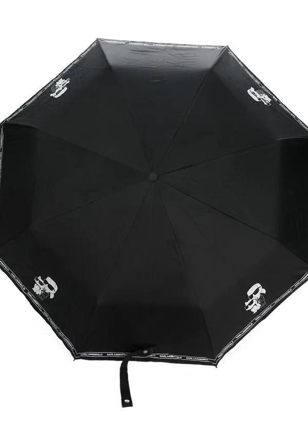 Karl Lagerfeld K/Ikonik paraply - Svart