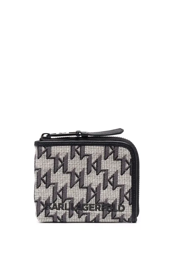 Karl Lagerfeld K/Monogram plånbok - Neutral
