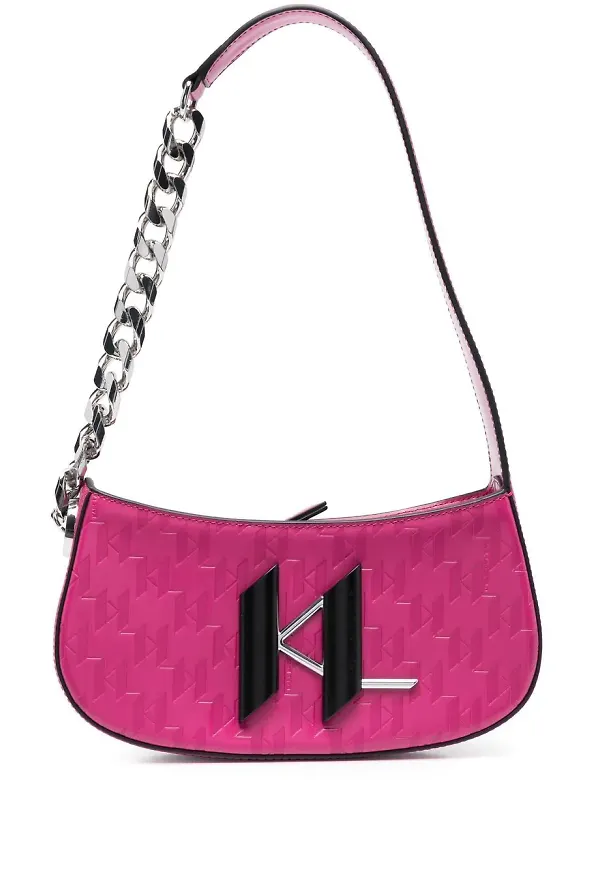 Karl Lagerfeld K/Saddle axelväska - Rosa