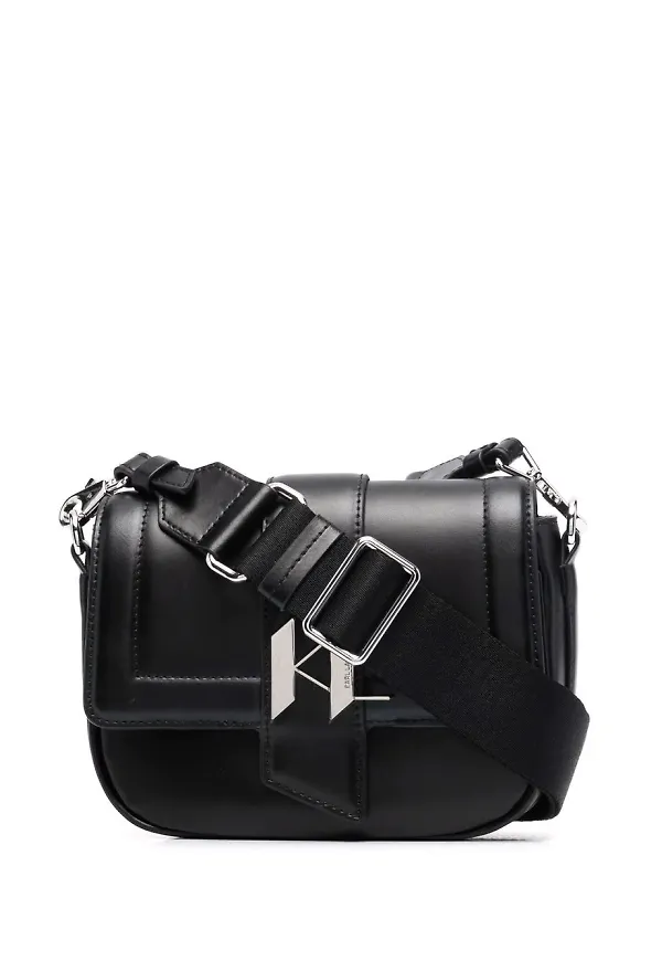 Karl Lagerfeld K/Saddle axelväska - Svart