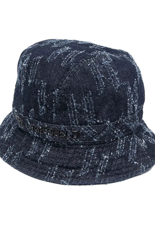 Karl Lagerfeld K/Skuare fiskehatt - Blå