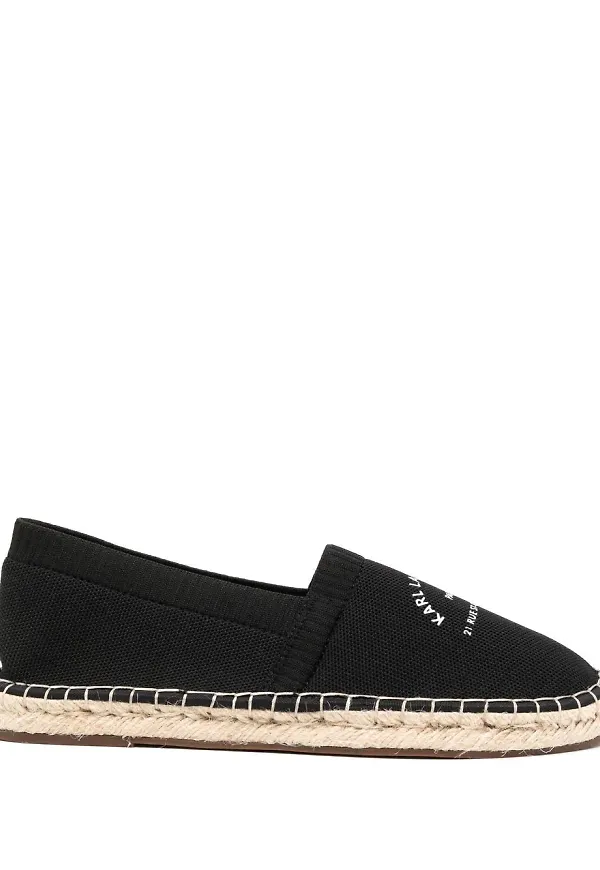Karl Lagerfeld Kamini espadrillos med logotyp - Svart