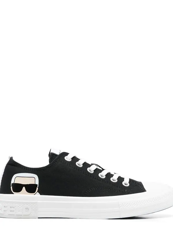 Karl Lagerfeld Kampus låga sneakers - Svart