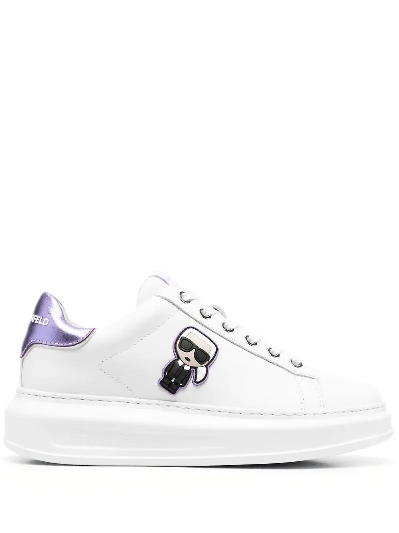 Karl Lagerfeld Kapri K/Ikonic låga sneakers - Vit
