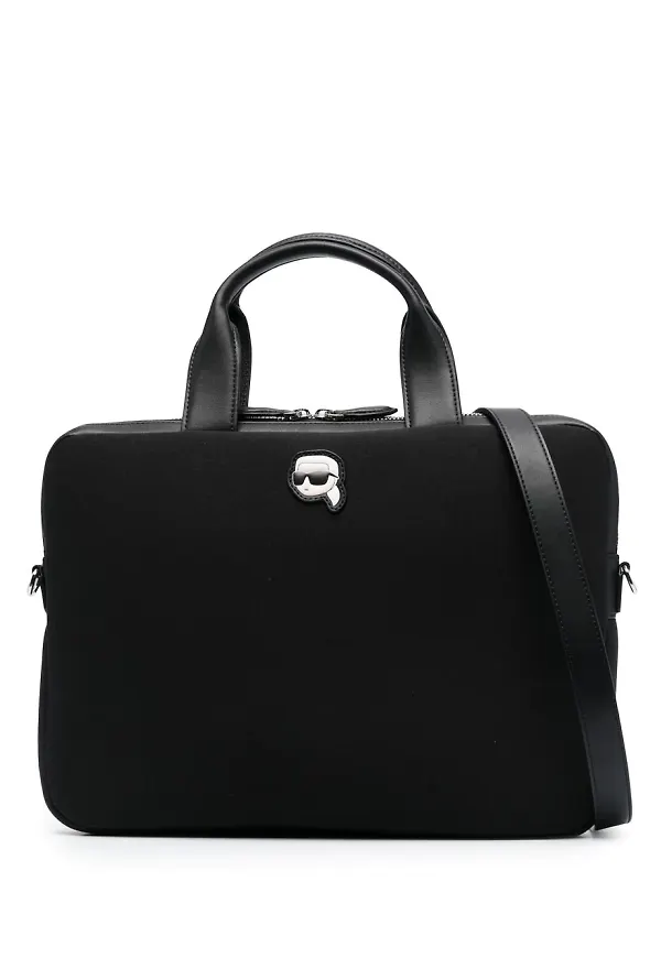 Karl Lagerfeld Karl-icon laptopväska - Svart