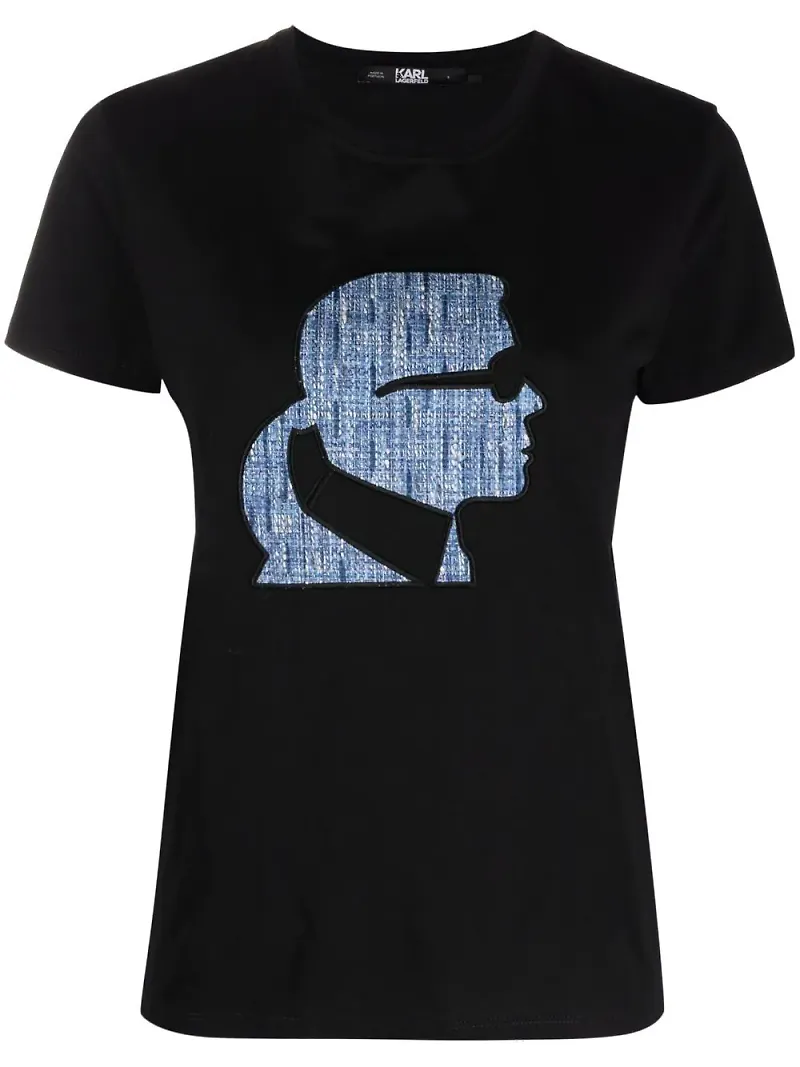 Karl Lagerfeld Karl t-shirt med tryck - Svart