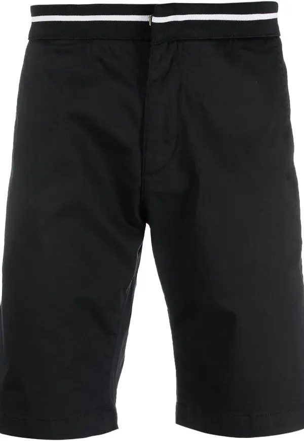 Karl Lagerfeld knälånga shorts - Svart