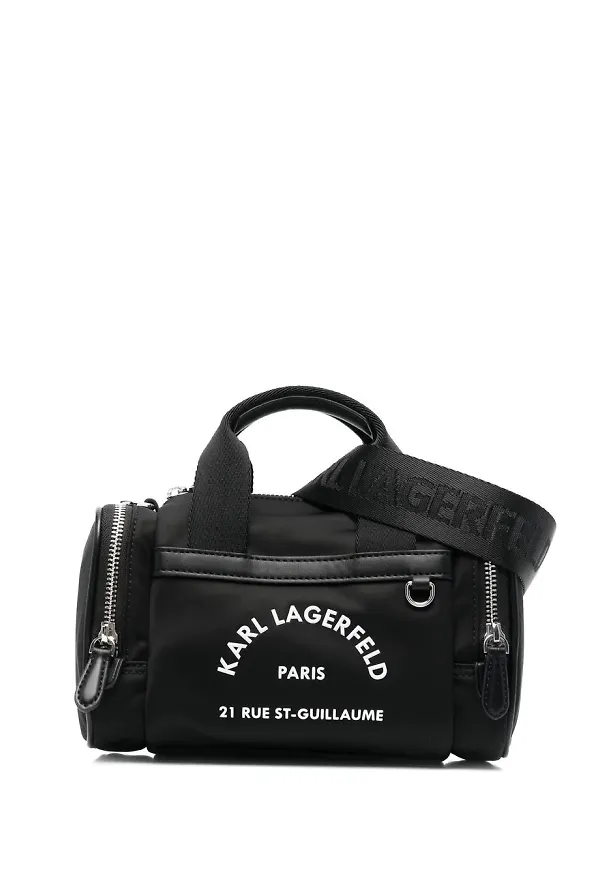 Karl Lagerfeld L/Athleisure bowlingväska - Svart