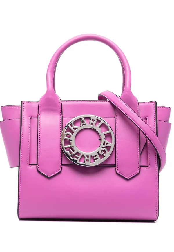 Karl Lagerfeld liten K/Disk-totebag - Rosa