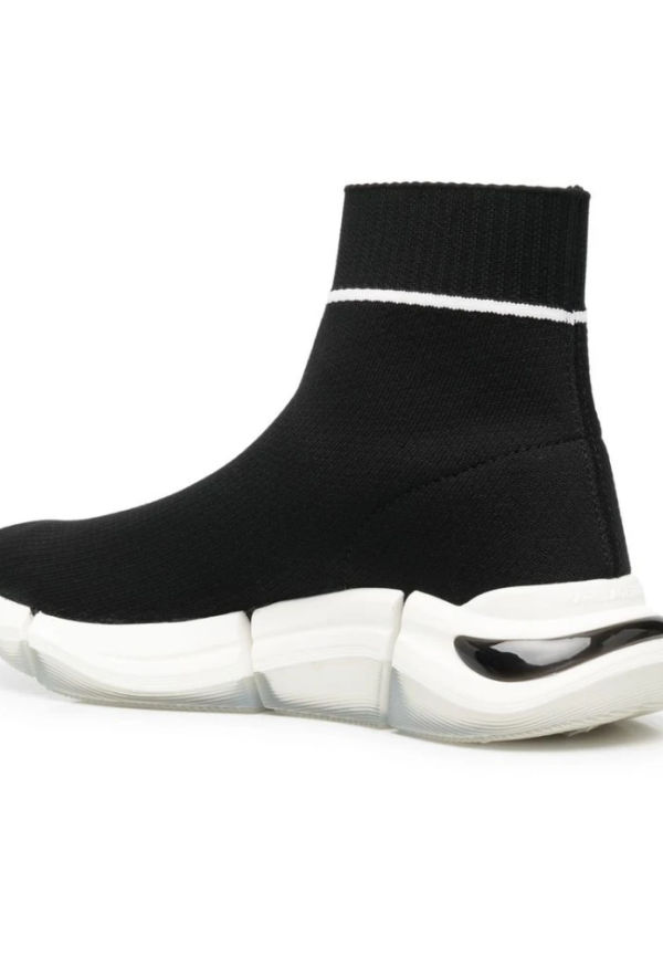 Karl Lagerfeld logotryck stickat-övre sneakers Svart, Dam