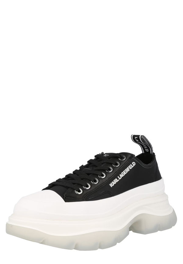 Karl Lagerfeld Låg sneaker 'LUNA' svart / vit