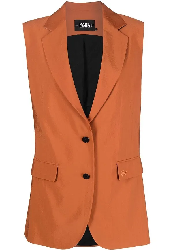 Karl Lagerfeld lång finväst - Orange
