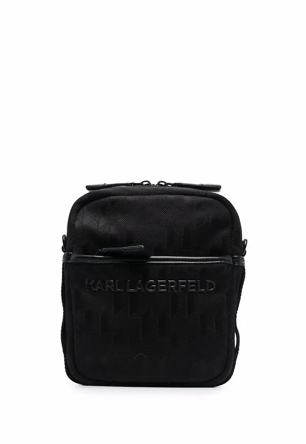 Karl Lagerfeld Otto axelremsväska - Svart