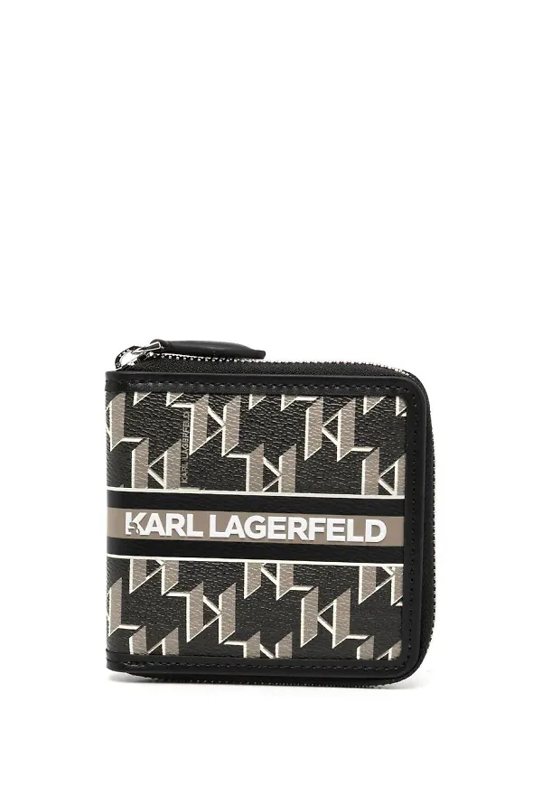 Karl Lagerfeld plånbok med monogram - Flerfärgad