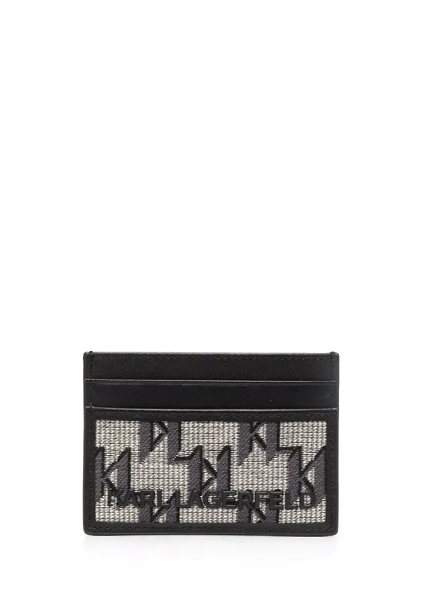 Karl Lagerfeld plånbok med monogram - Neutral