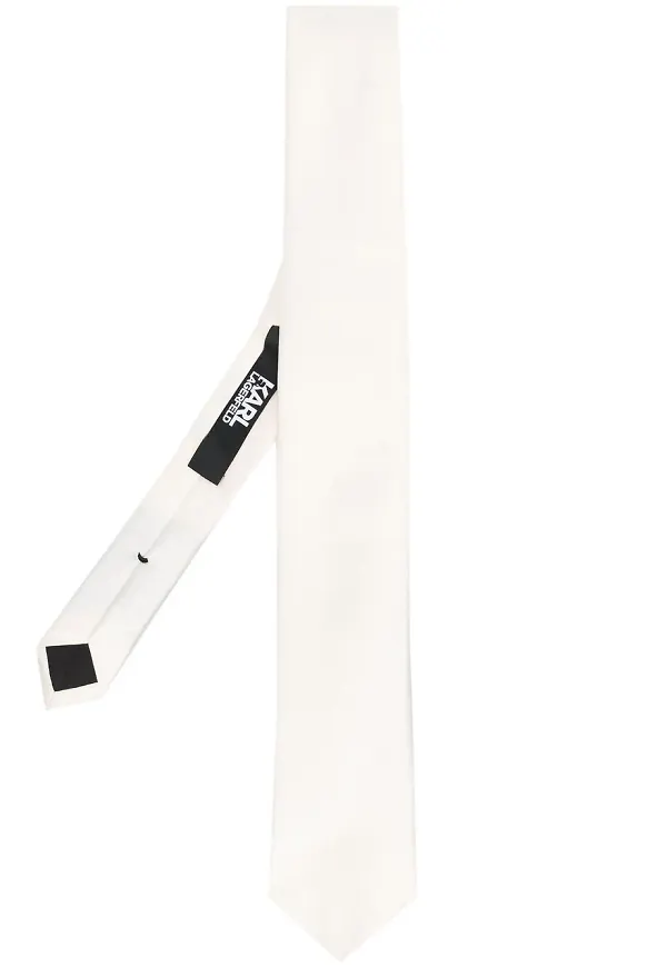 Karl Lagerfeld sidenslips - Vit