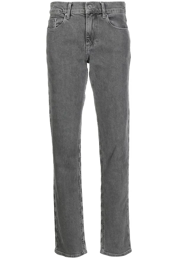 Karl Lagerfeld smala jeans med monogram - Svart