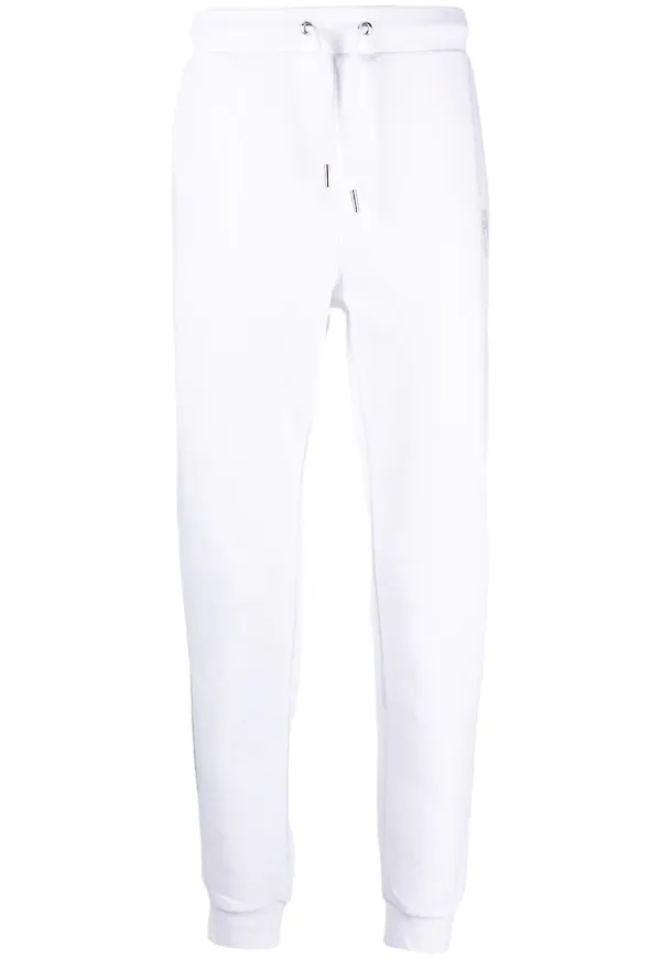 Karl Lagerfeld smala sweatpants - Vit