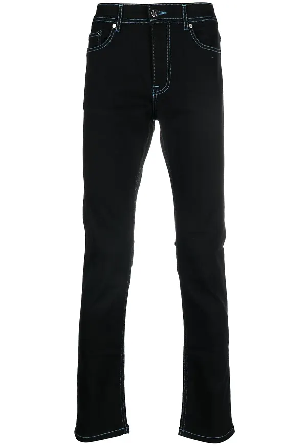 Karl Lagerfeld straight-jeans - Svart