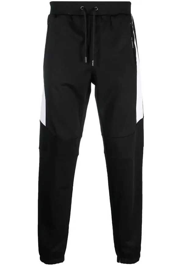 Karl Lagerfeld sweatpants med paneldetalj - Svart