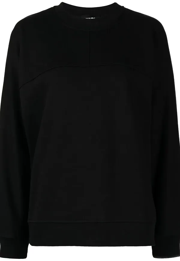 Karl Lagerfeld sweatshirt med logotyp - Svart